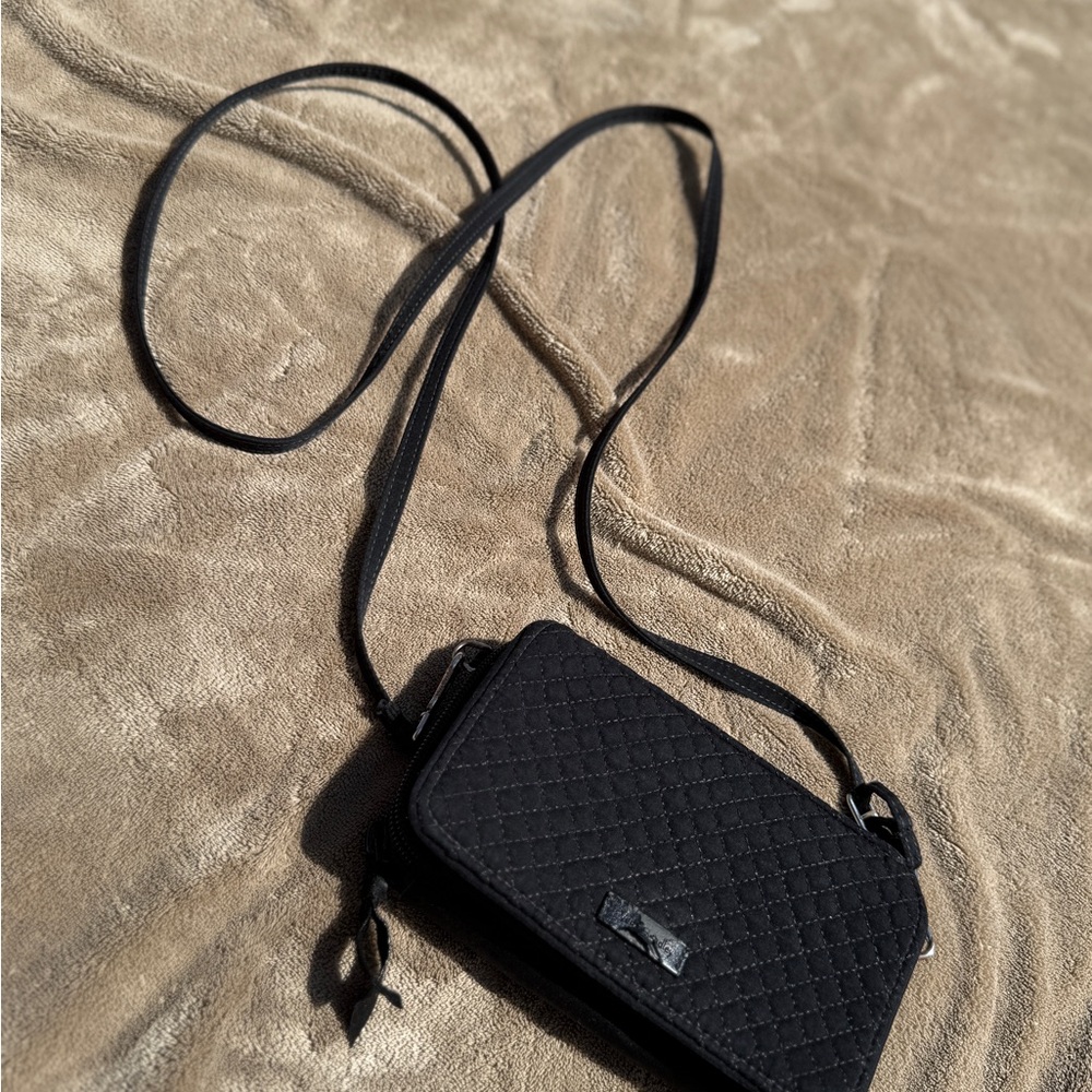 Vera Bradley Black Quilted Crossbody Bag